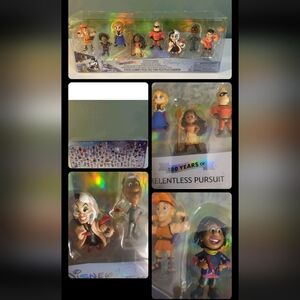 Disney 8 Figure Pack 100 Years of Relentless Pursuit Collectiable Figures Toy